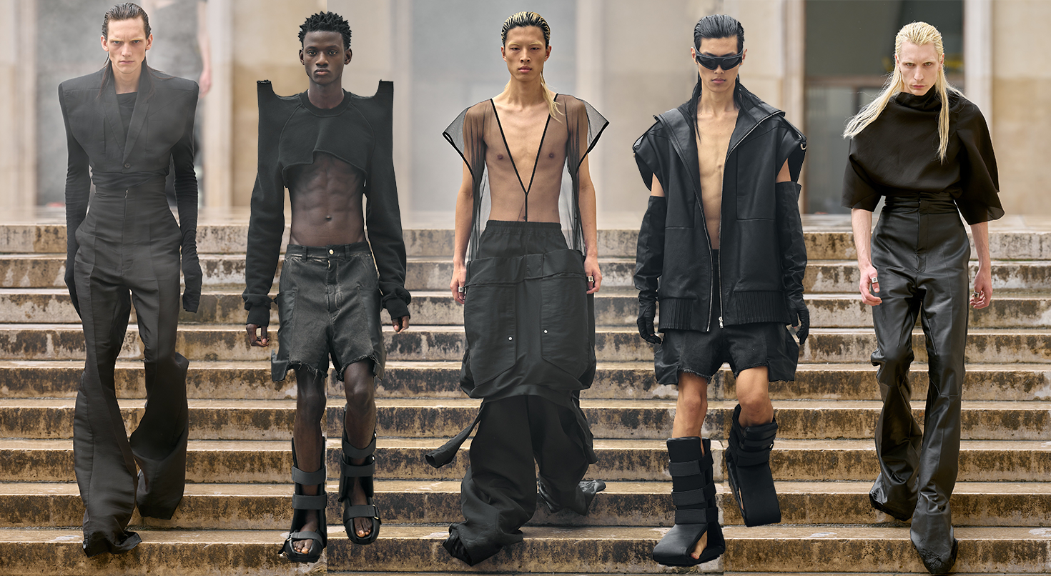 RICK OWENS – Watch the SS24 MENS LIDO - RUNWAYSTYLE
